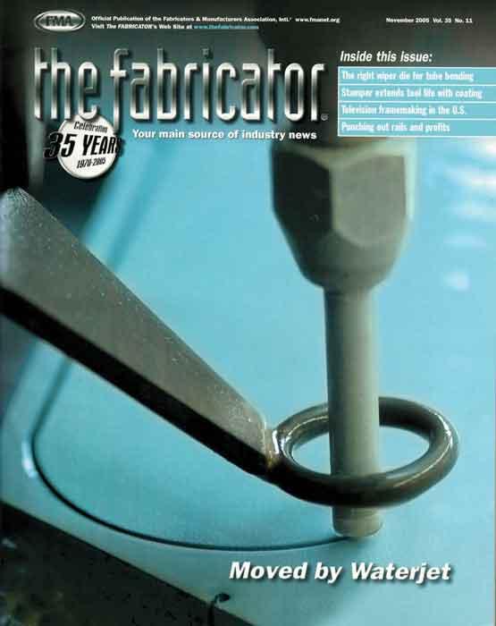 The FABRICATOR magazine cover