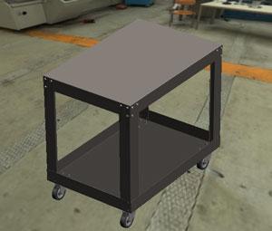 3-D CAD shop cart