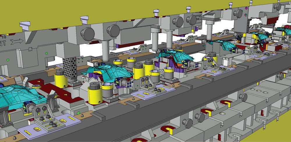 3-D transfer die simulation eliminates transfer die headaches
