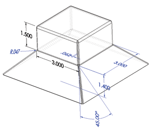 CAD pedestal design