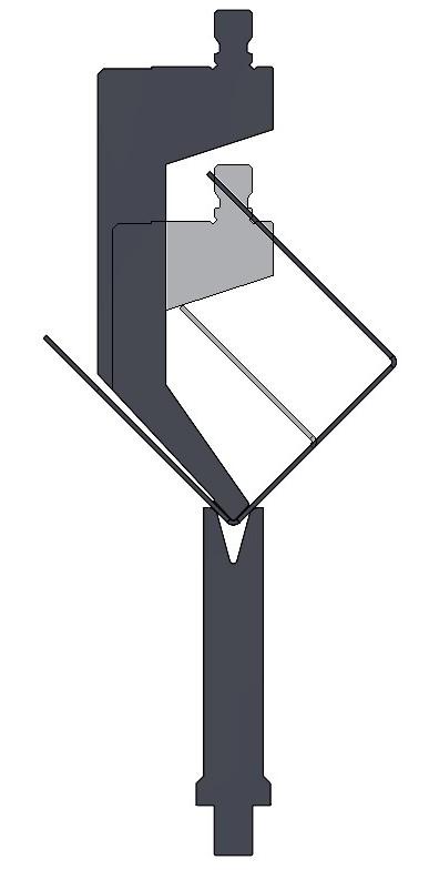 A diagram shows press brake bending.