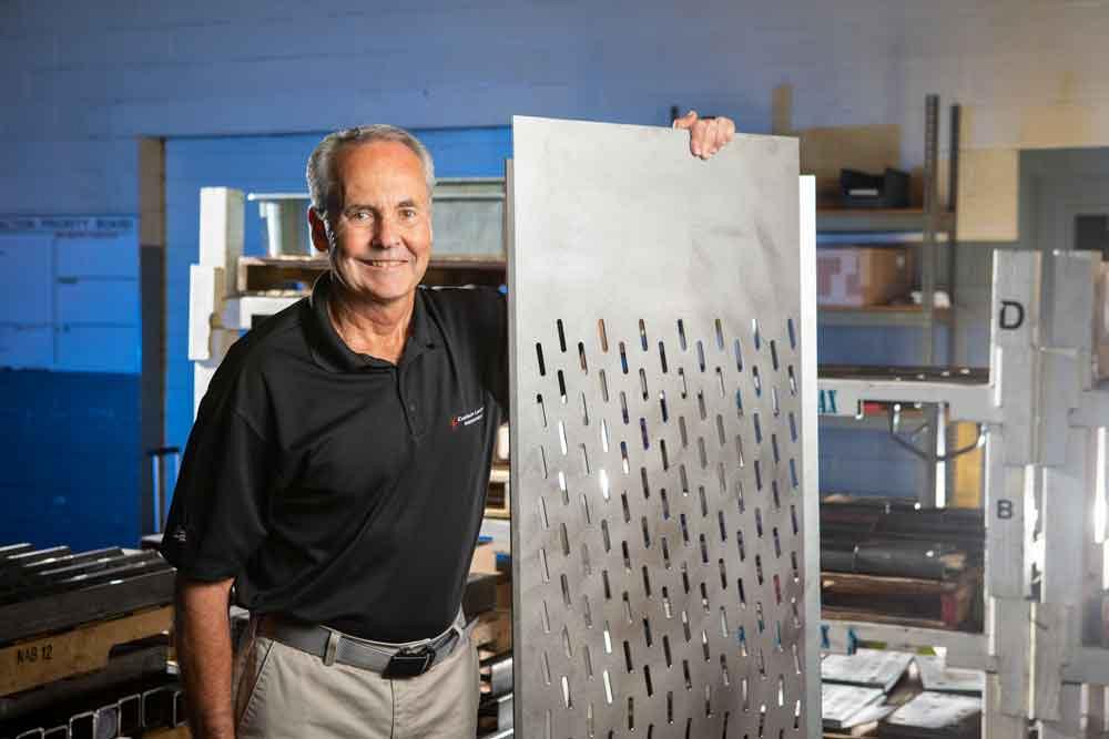 Gary Brockman at Custom Laser Inc.