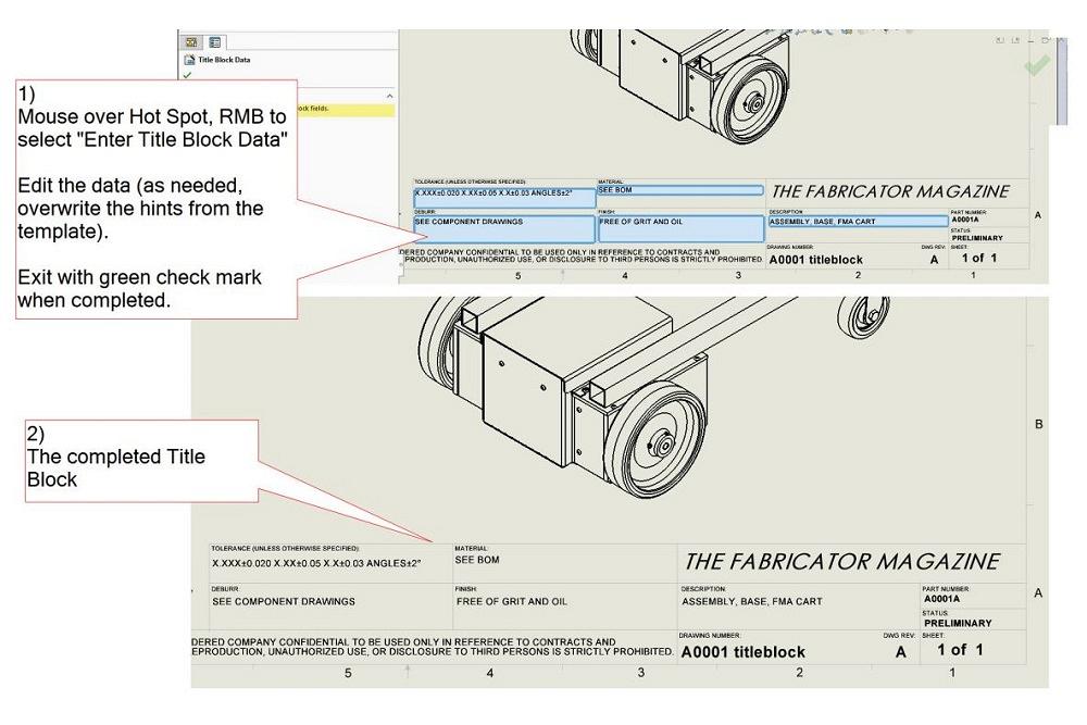 Block Format Technical Instructions Title Block Format