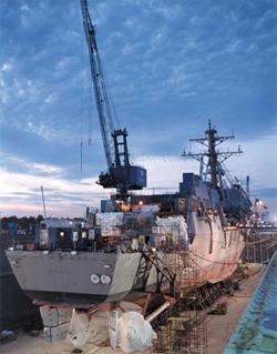 naval ship construction