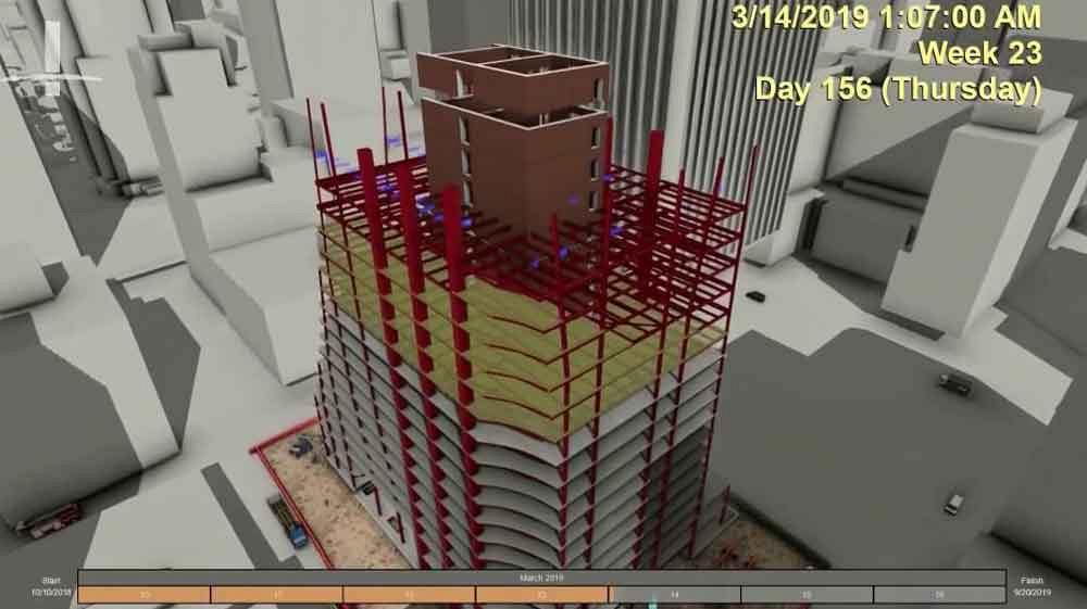 A steel composite alternative to the reinforced concrete core
