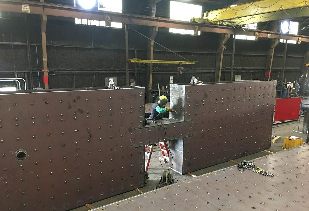 A steel composite alternative to the reinforced concrete core