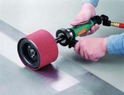 Abrasive belt machines' thermal insulation helps prevent cold air transmission to operator - TheFabricator.com
