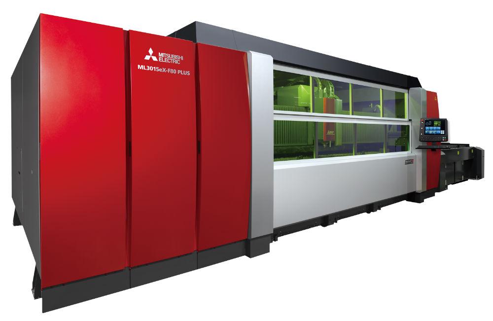 Advanced 800 fiber laser from MC Machinery Systems processes variety of materials automatically without setup