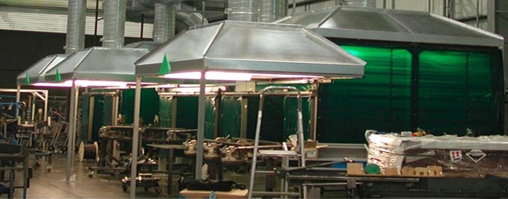 Quản lý khói và bụi trong một cửa hàng chế tạo kim loại