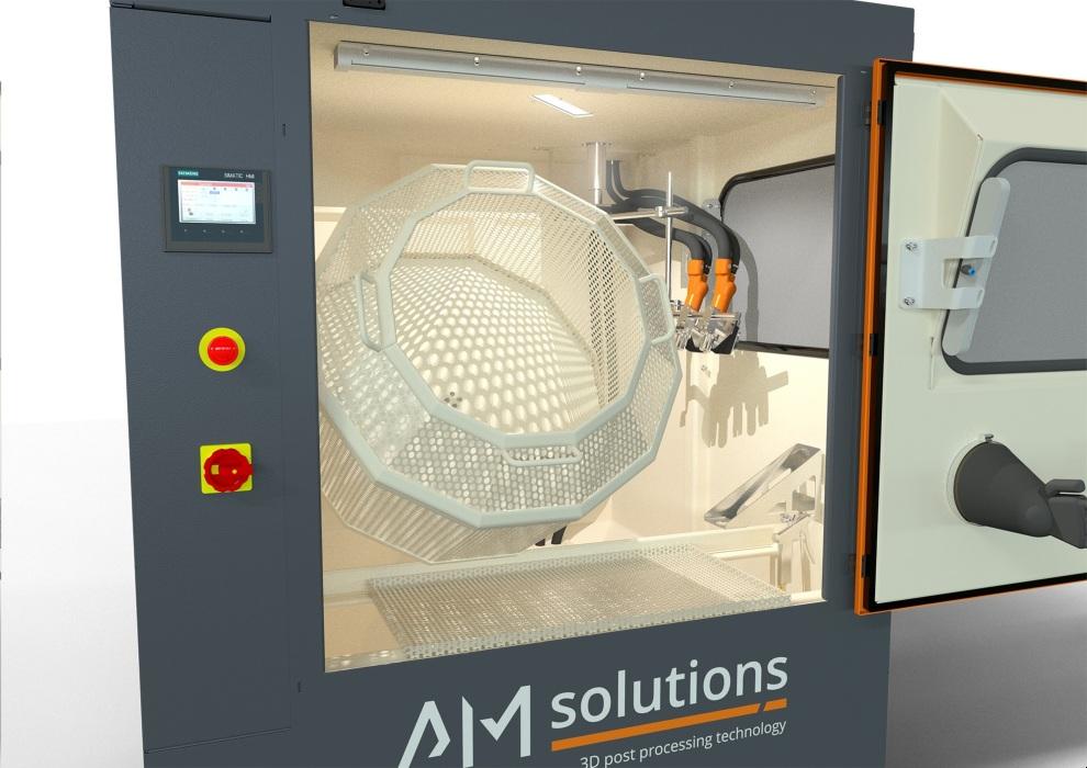 AM Solutions introduces next-gen postprocessing system