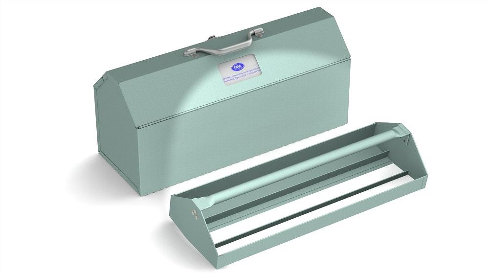 The FMA Tote Box and life-out tray are shown.