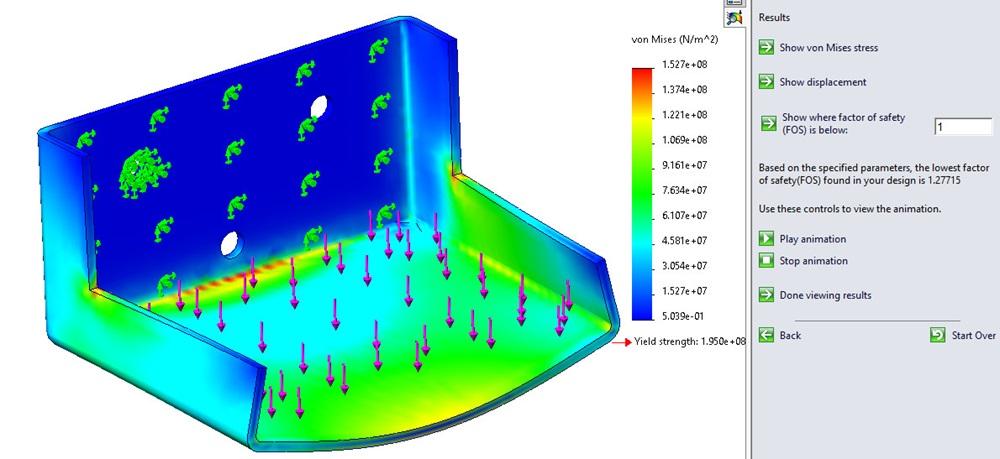 Analysis can help when working with sheet metal