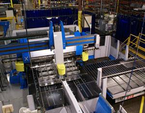 automated bending cell conveyor