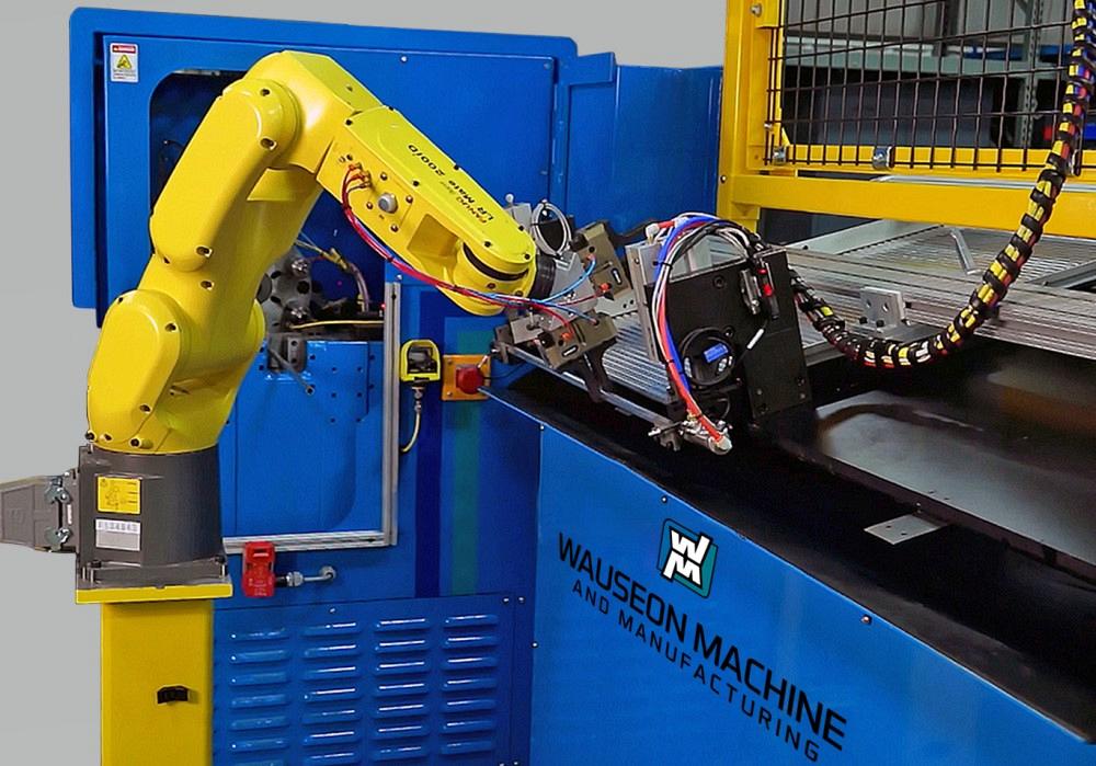 Automated robot in manufacturing setting