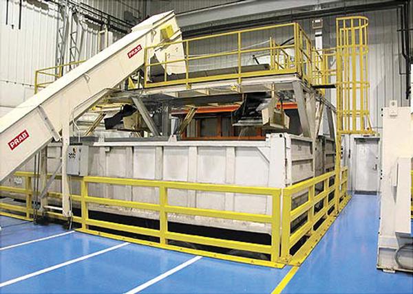 Handling metal scrap safely with automation