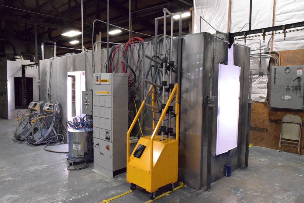 Gas Fired Powder Spray Coating Machine Curing Oven
