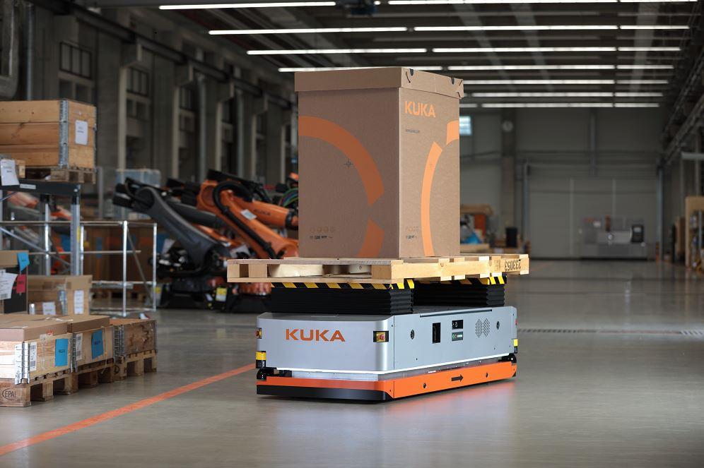 mobile robot in a manufacturing setting