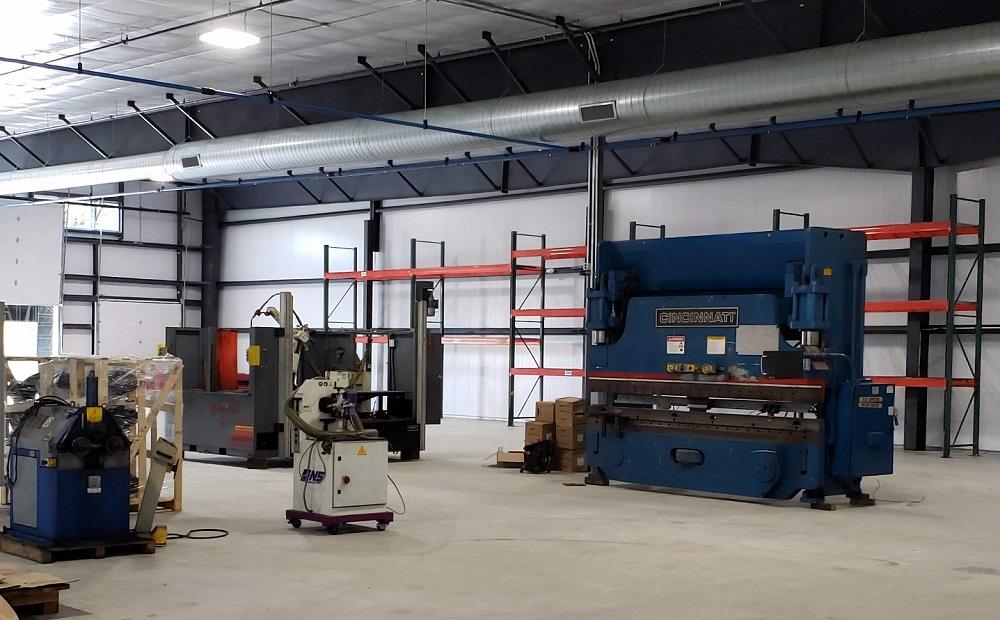 Barnes MetalCrafters moves to its new metal fabrication shop.