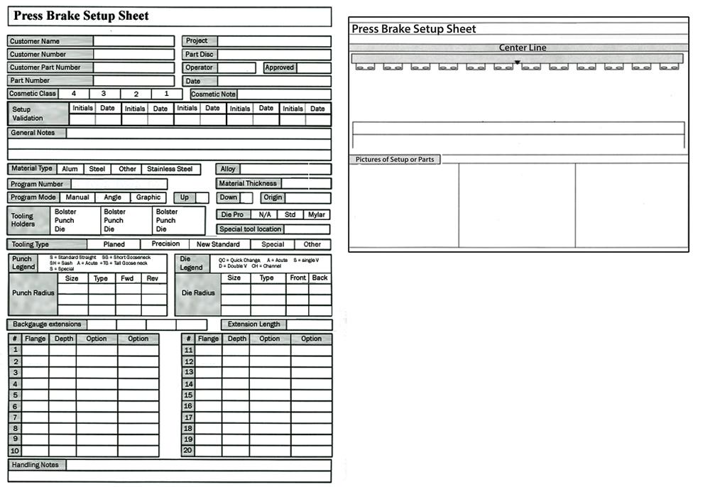 Bending basics: Streamlining press brake setup