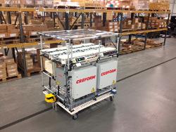 Bidirectional AGV transports unpackaged automotive parts - TheFabricator.com