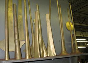 Golden Copper Elbow Tube U Shape Tube 2# for DIY Trumpet Parts Tube 
