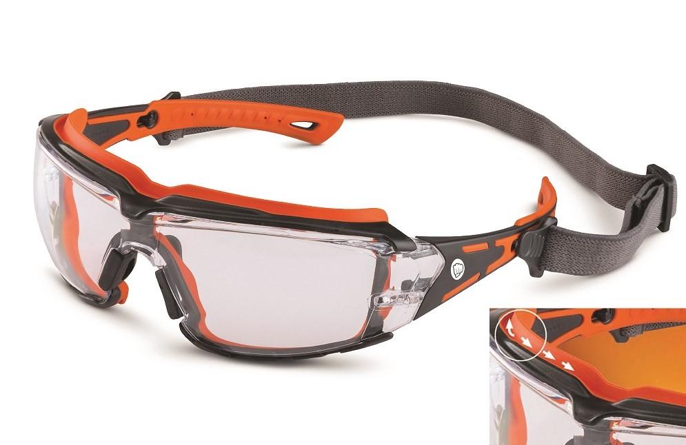 Brass Knuckle Crusher safety goggles route moisture away from eyes
