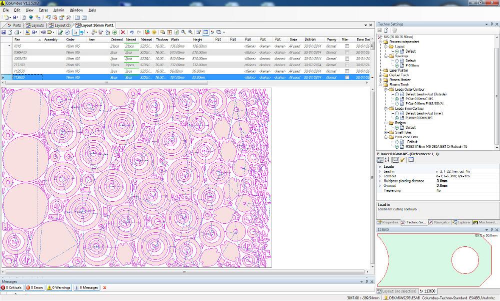 CAD/CAM programming/nesting software simplifies part program creation