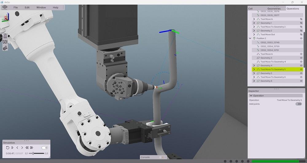 CAM programming software made for laser cutting of tubes, 3D profiles