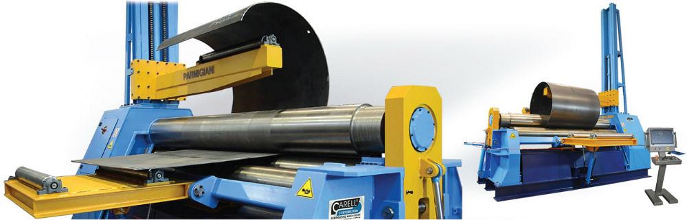 Carell Corp. offers VBH four-roll CNC Parmigiani plate roll
