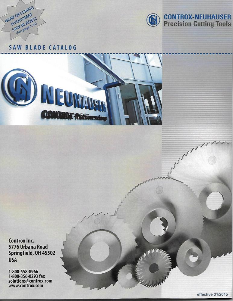 Catalog details saw blades, side milling cutters