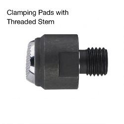 Clamping pads with stem can be used as mobile supports or backstop - TheFabricator