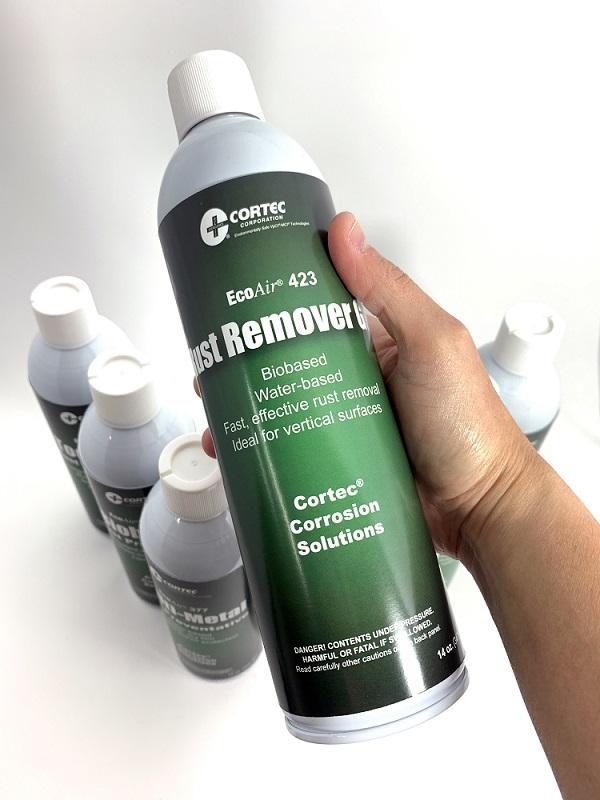 Cortec’s EcoAir spray rust preventive redesigned for eco-friendliness