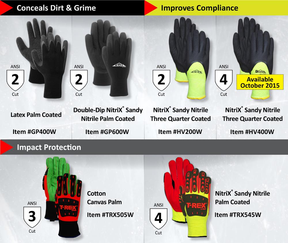 Cut-resistant gloves designed to provide thermal protection in