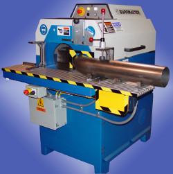 Deburring machine automatically finishes part ends