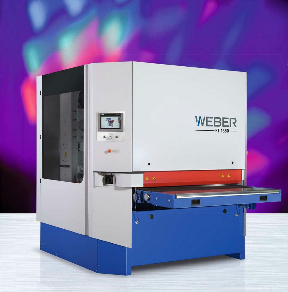 Deburring machine handles thin sheet to heavy plate