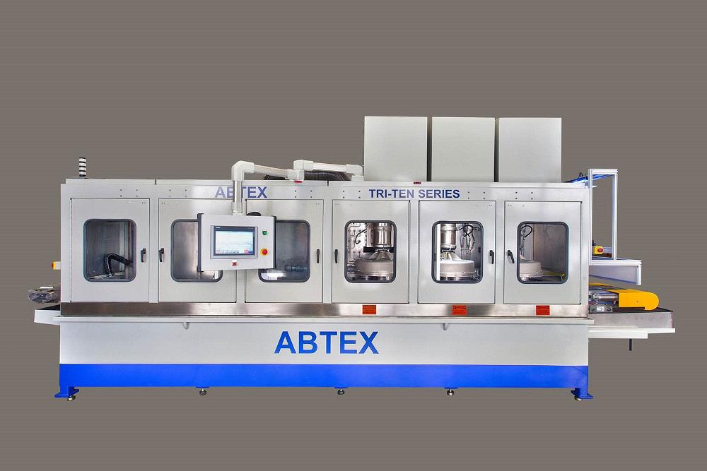 Deburring system designed for fineblanked parts
