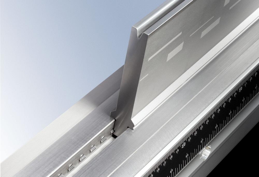 Die Alignment Die clamping system maintains absolute press brake die alignment