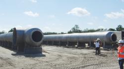 Dixie-Southern fabricates large-diameter stainless pipe for Tampa Bay Water - TheFabricator.com