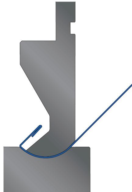 Bán kính hình thành trong tấm kim loại