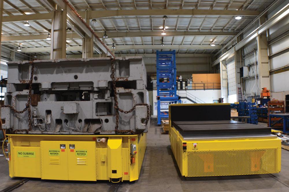 Efficient die handling saves space, time, cost