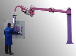 Ergonomic manipulator available in load capacities of 330, 550, and 880 lbs. - TheFabricator.com