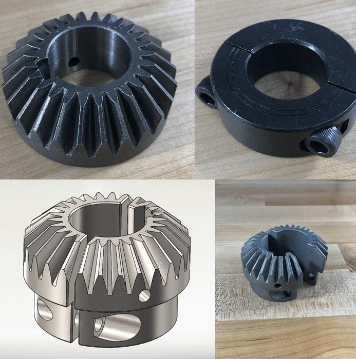 3D-printed polymer and metal parts