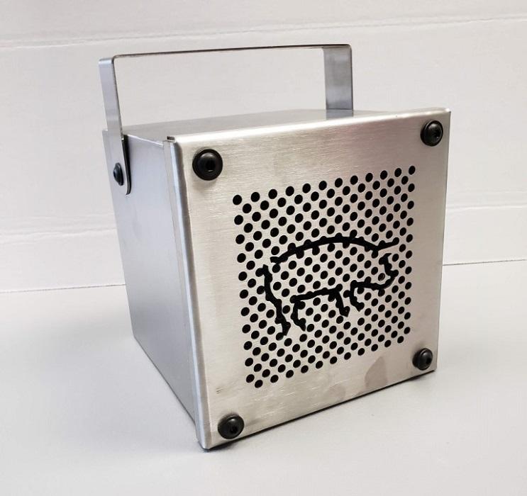metal drive-thru speaker enclosure