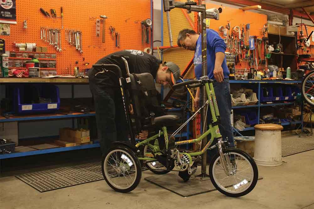 Fabricating custom adaptive bicycles that change lives