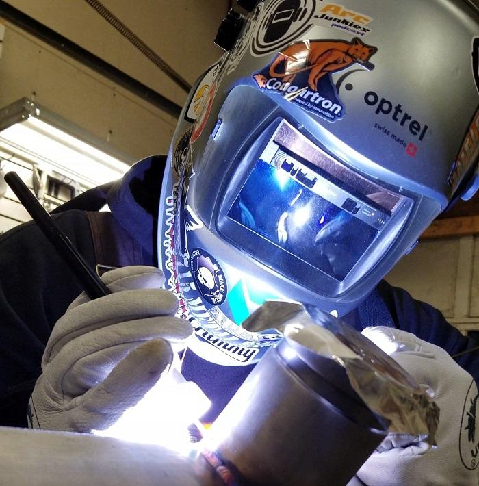Baltimore welder strives to give back to community
