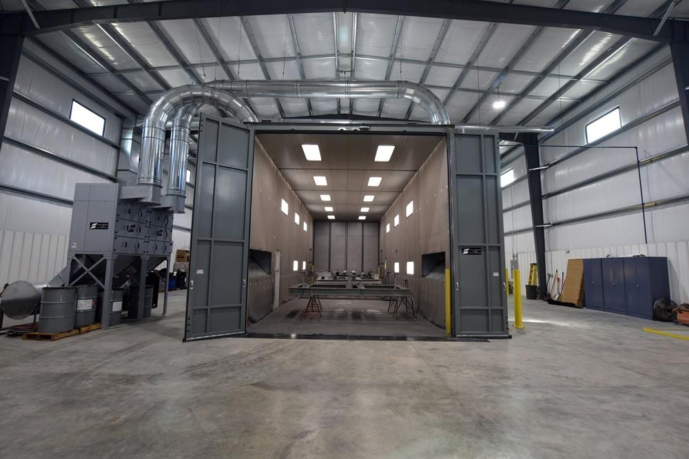 Fabrication shop’s new painting and coating operations eliminate ...