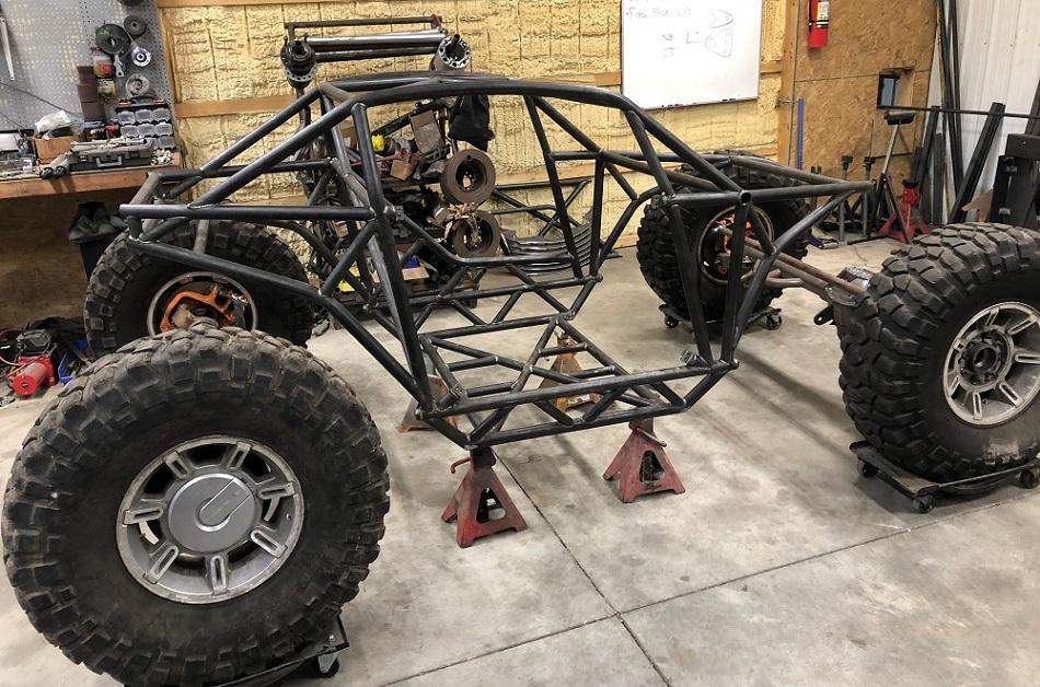 Fabricated roll cage for ATV