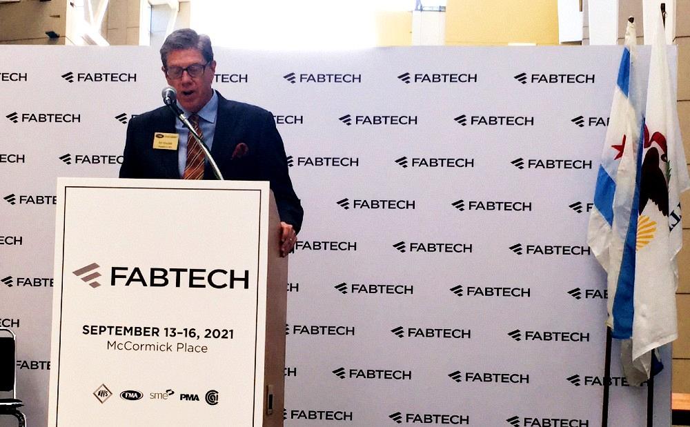 FABTECH is scheduled for McCormick Place in Chicago Sept. 13-16.