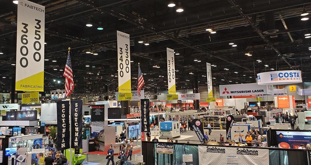 Day 1 at FABTECH 2019 at McCormick Place in Chicago. 