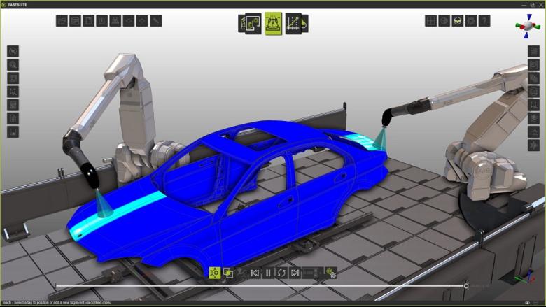FastSuite Edition 2 stand-alone simulation platform that include surface-based applications for painting, spraying, and coating